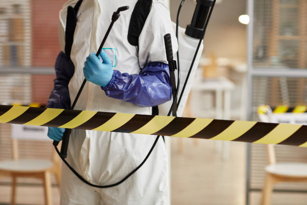Professional Blood Cleanup technician working in Chelan, WA